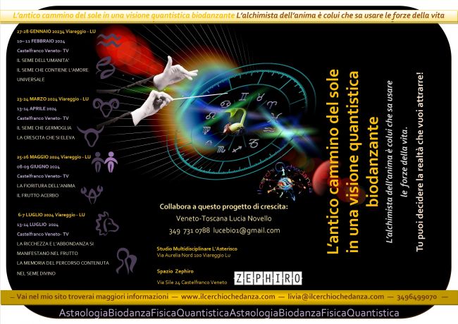 copertina L’ANTICO CAMMINO DEL SOLE Astrologia Biodanza Fisica quantistica