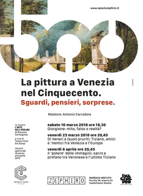 copertina conferenze: La Pittura a Venezia nel Cinquecento