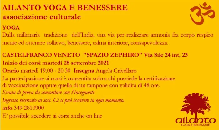 copertina corso di yoga