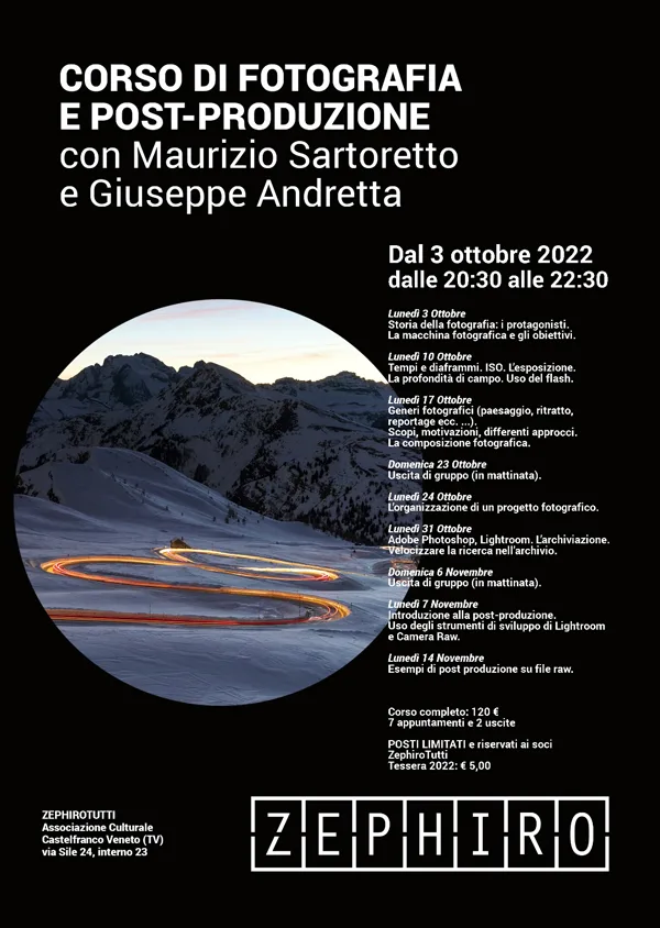 copertina Corso di fotografia