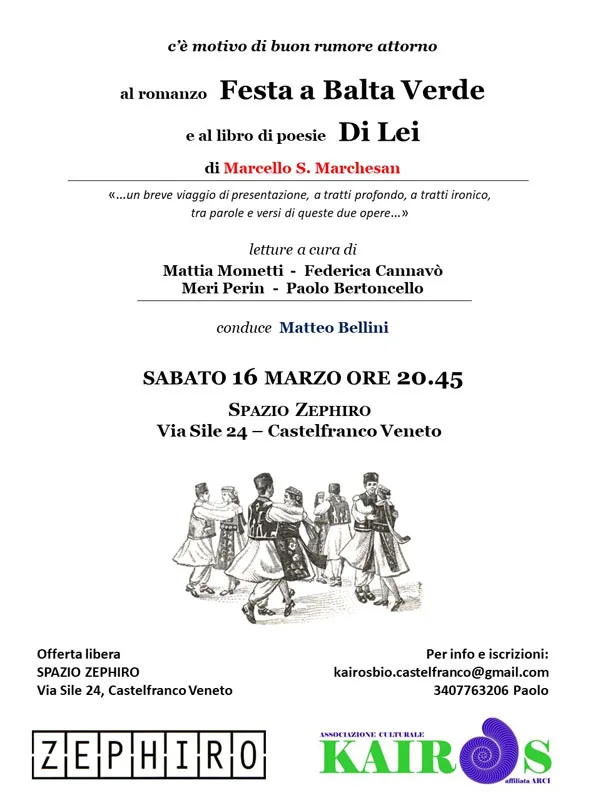 copertina Presentazione del libro:Festa a Balta Verde