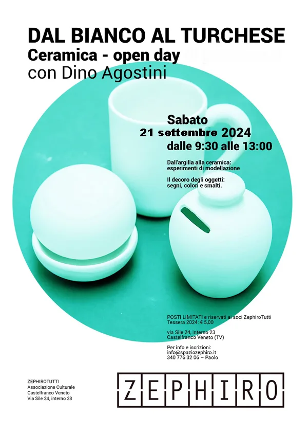 copertina Open day ceramica