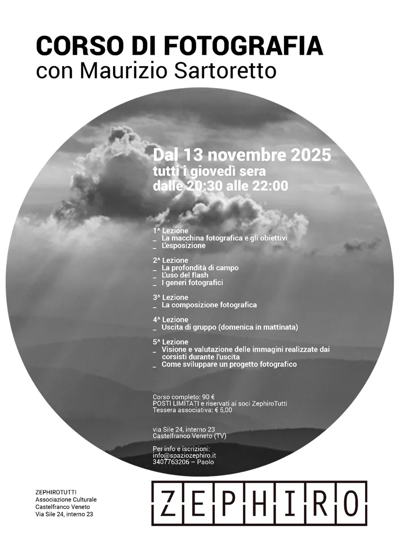 copertina Corso di fotografia